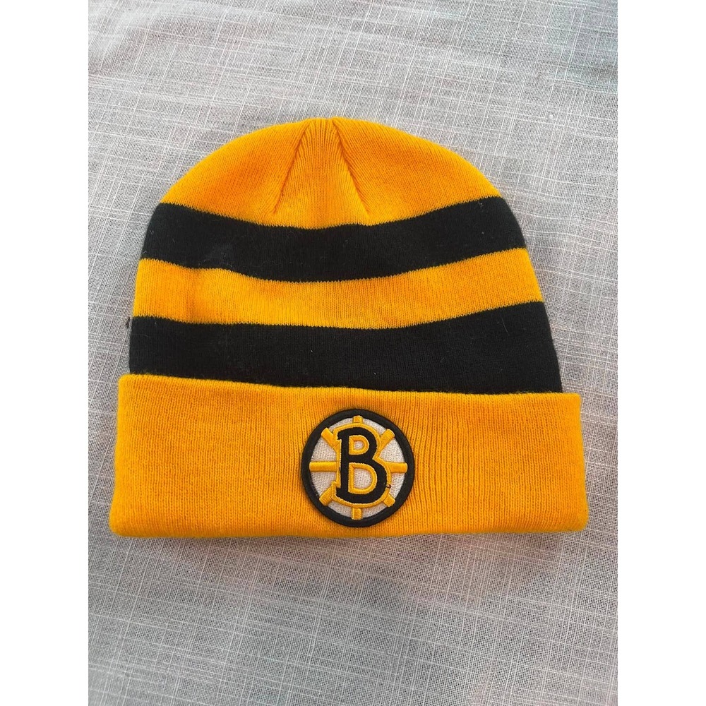 Fanatics Beanie Boston Bruins Unisex OSFM Yellow Black 2023 Winter Classic Hat